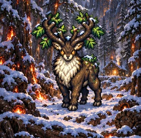 Monster card Blackbark Stag