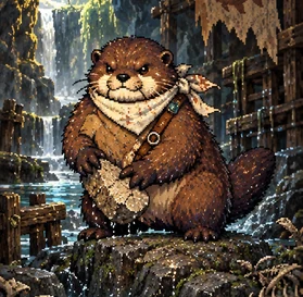 Monster card Grindjaw Otter