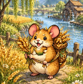 การ์ดมอนสเตอร์ หนูหนวดรวง